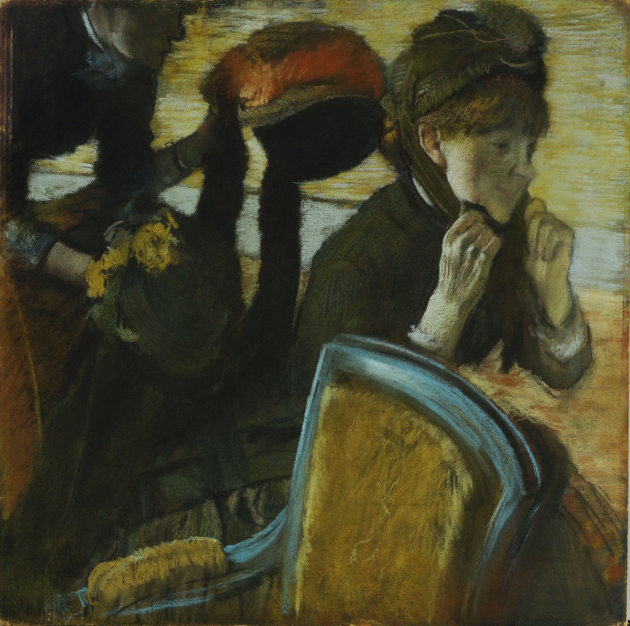 Dalla modista da Edgar Degas