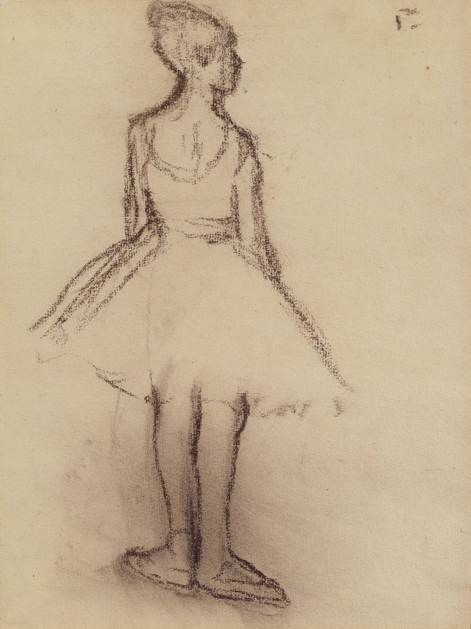 Ballerina vista da dietro da Edgar Degas