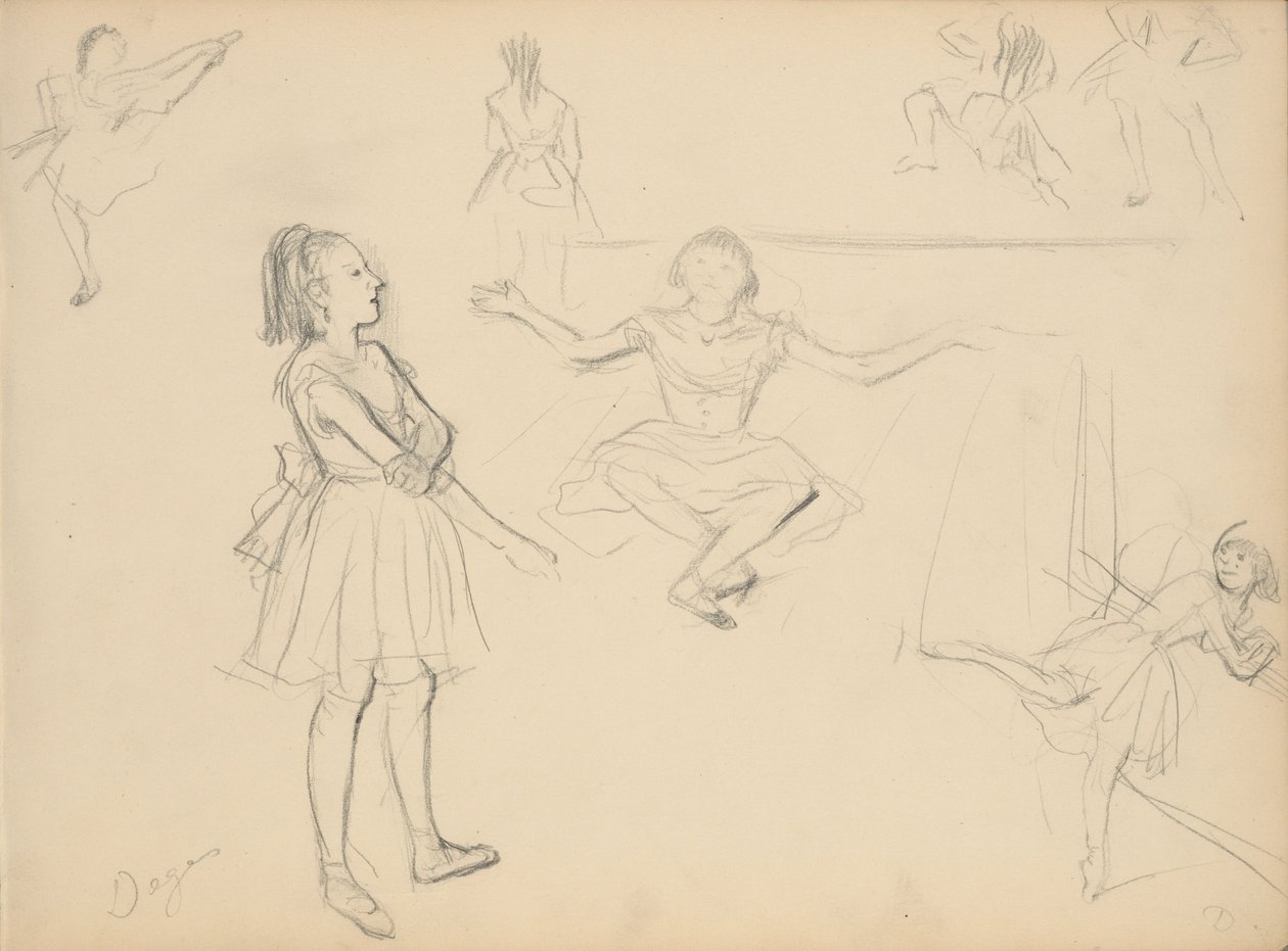 Ballerine che provano da Edgar Degas