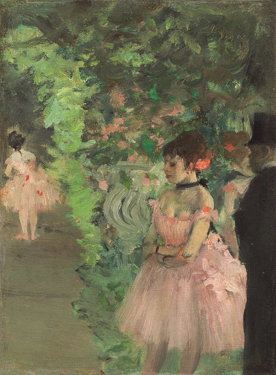Ballerini dietro le quinte, 1876-1883 da Edgar Degas