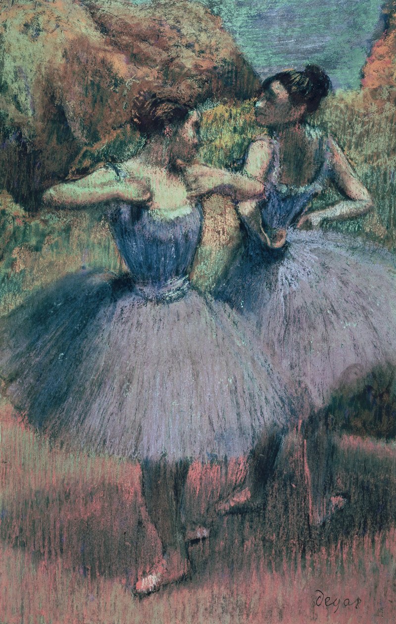 Ballerini in viola da Edgar Degas