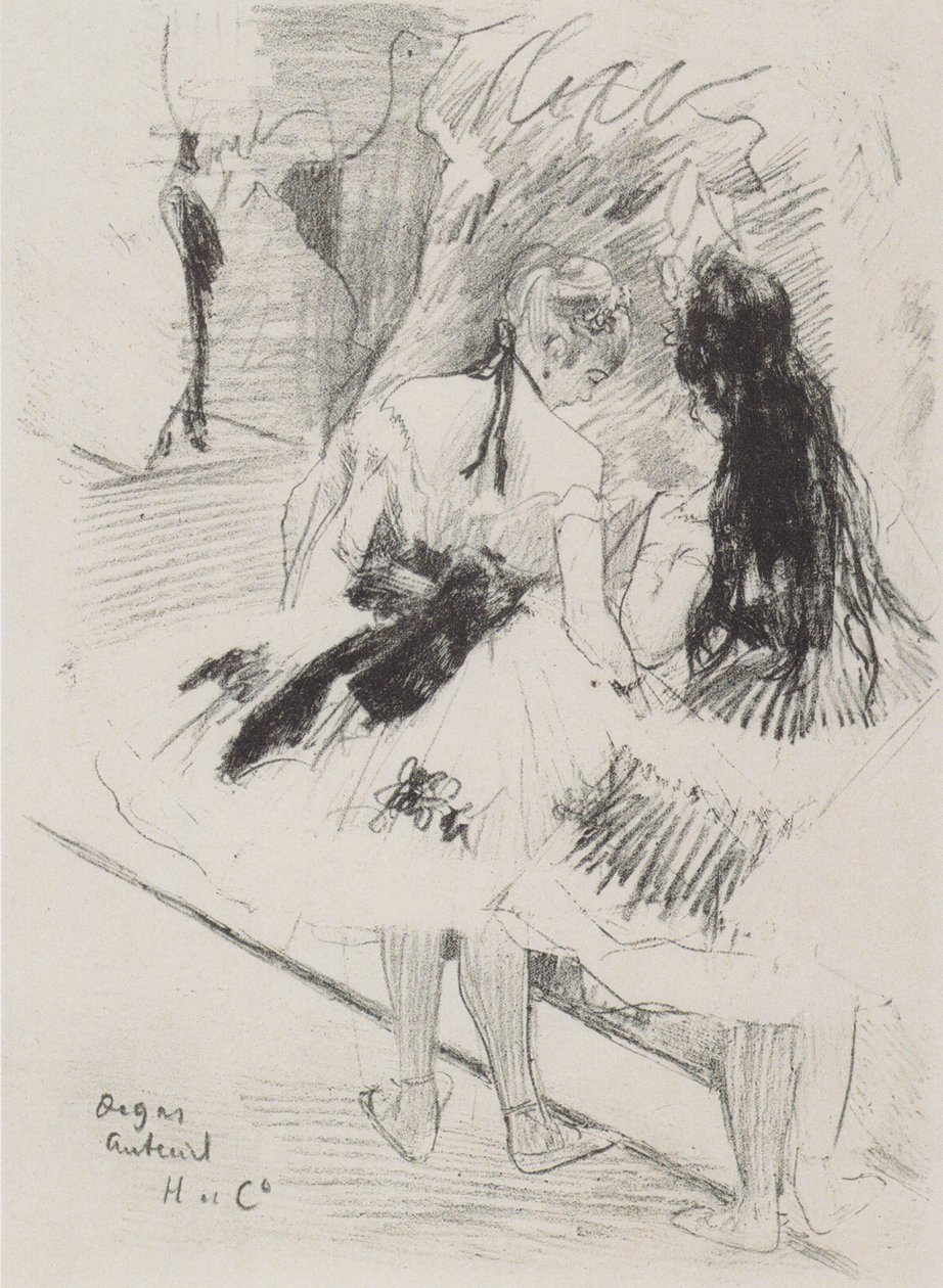 Dietro le quinte da Edgar Degas
