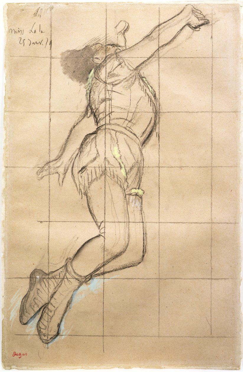 Miss La La al Cirque Fernando, 1879 da Edgar Degas