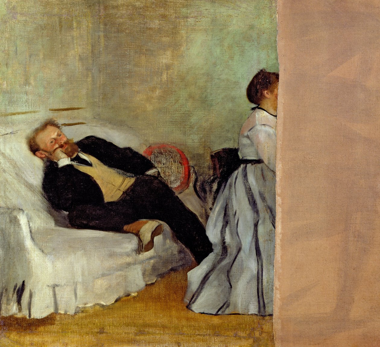 Monsieur e Madame Edouard Manet, 1868-69 da Edgar Degas