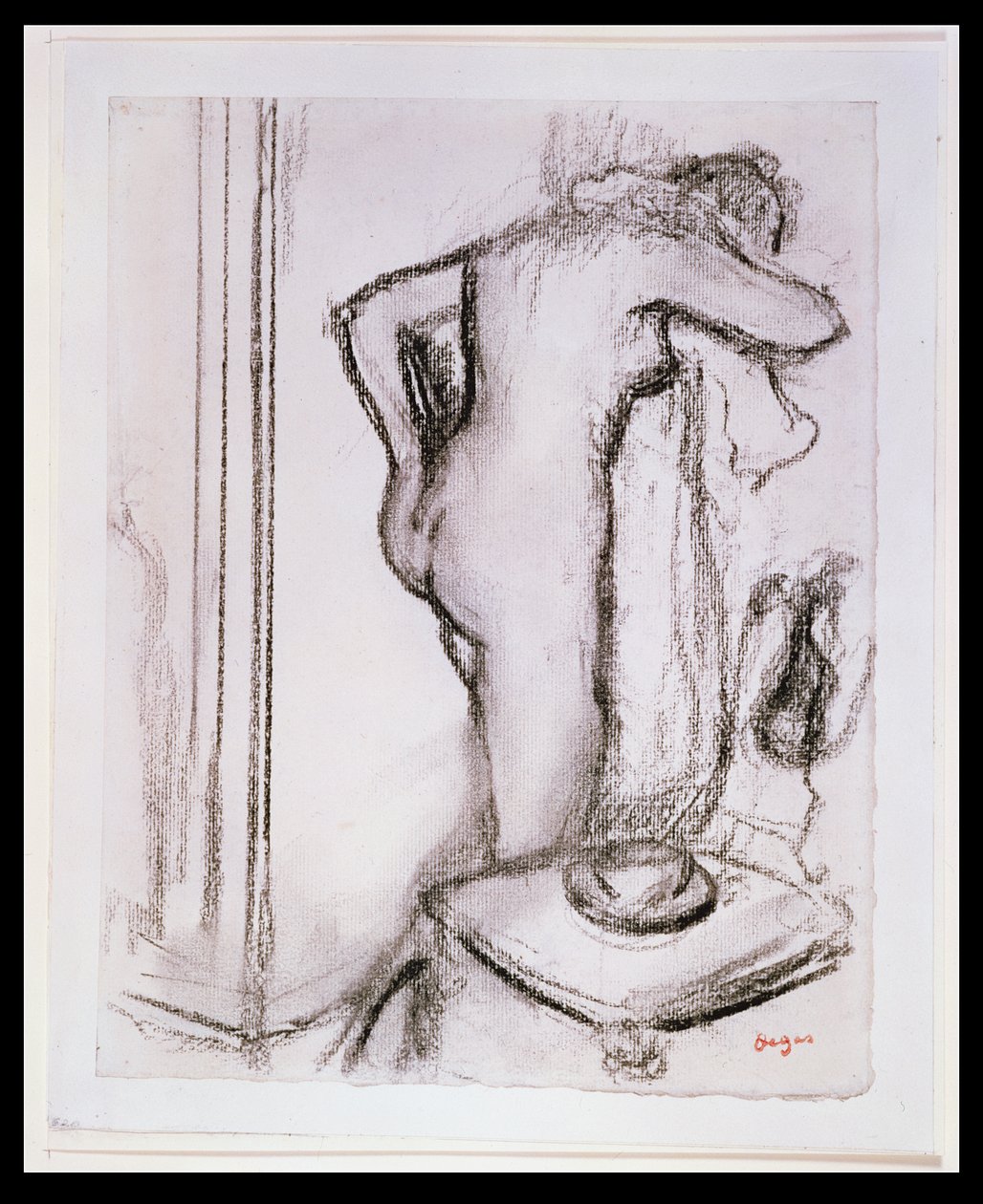 Donna alla sua toilette, c.1890 da Edgar Degas