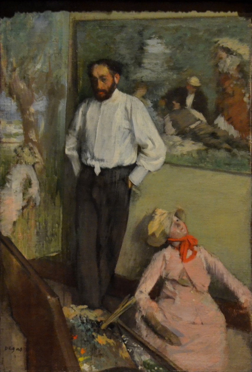 Ritratto di Henri-Michel Lévy da Edgar Degas