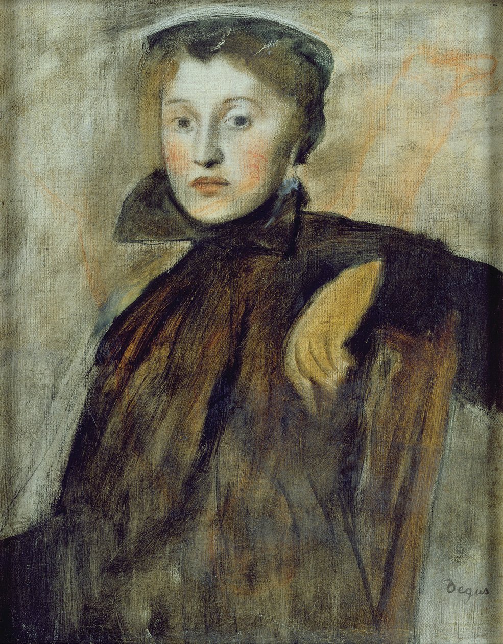 Studio per un ritratto di una signora, 1867 da Edgar Degas
