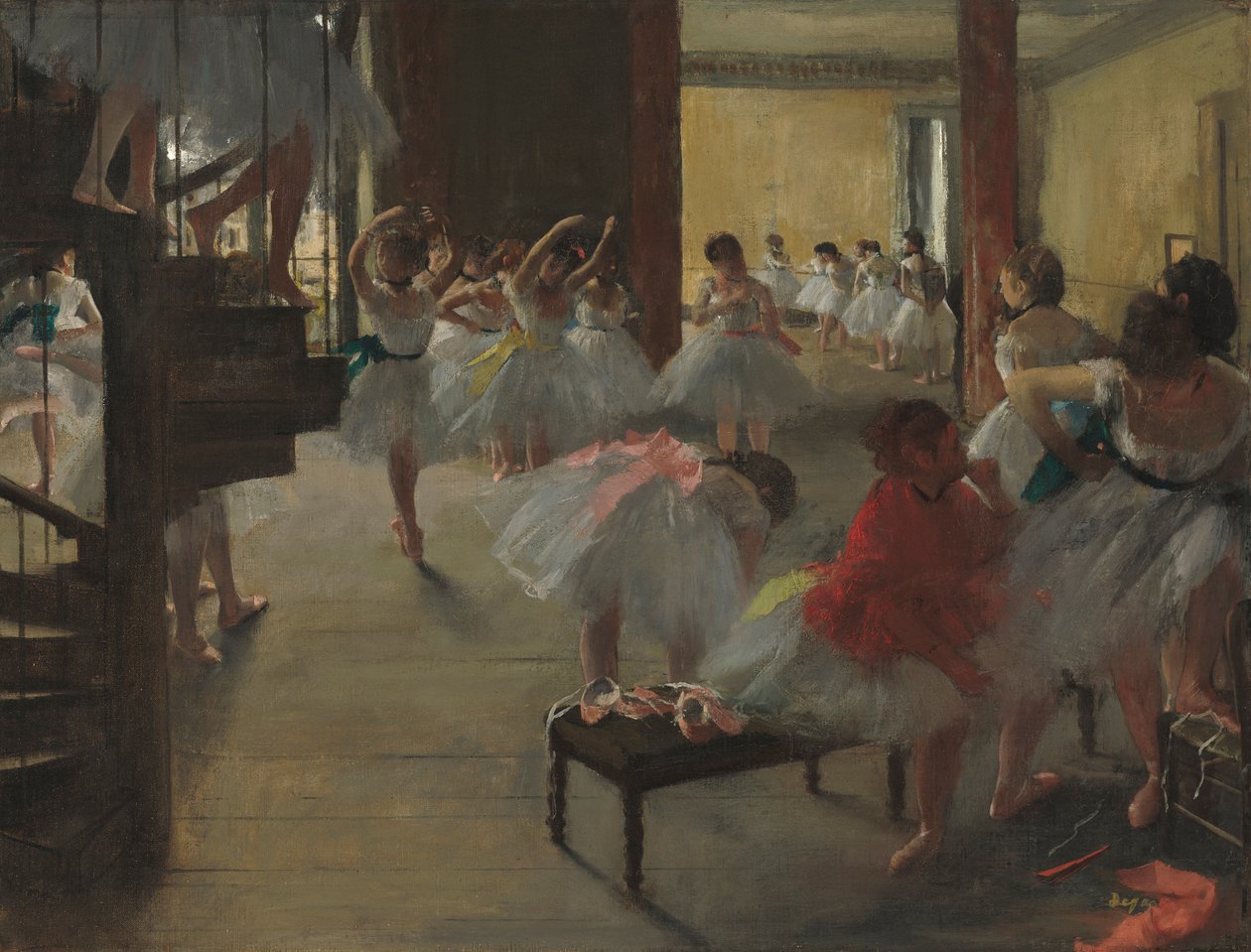 La classe di danza, c.1873 da Edgar Degas