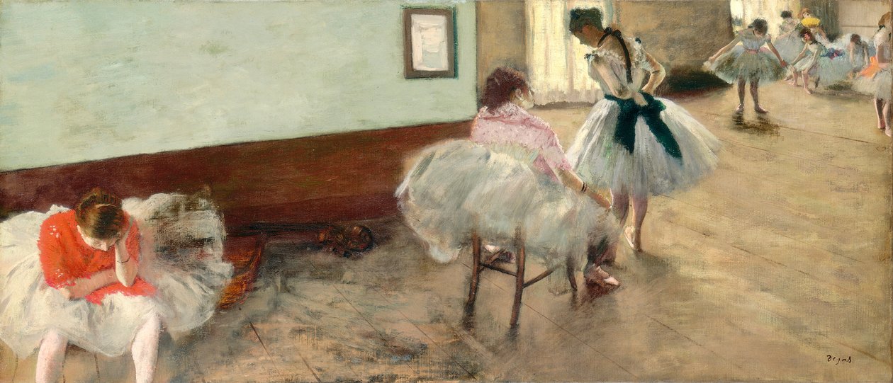 La lezione di danza, c.1879 da Edgar Degas