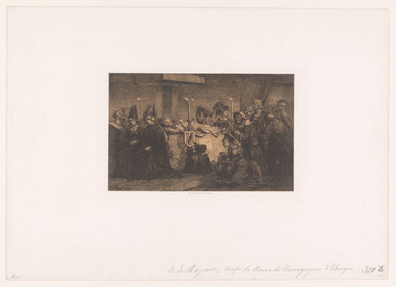 Maria di Borgogna esposta a Bruges da Edgar Alfred Baes