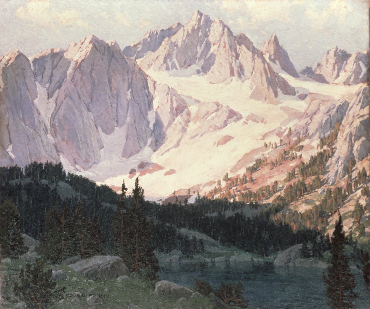 Lago nella High Sierra da Edgar Alwin Payne