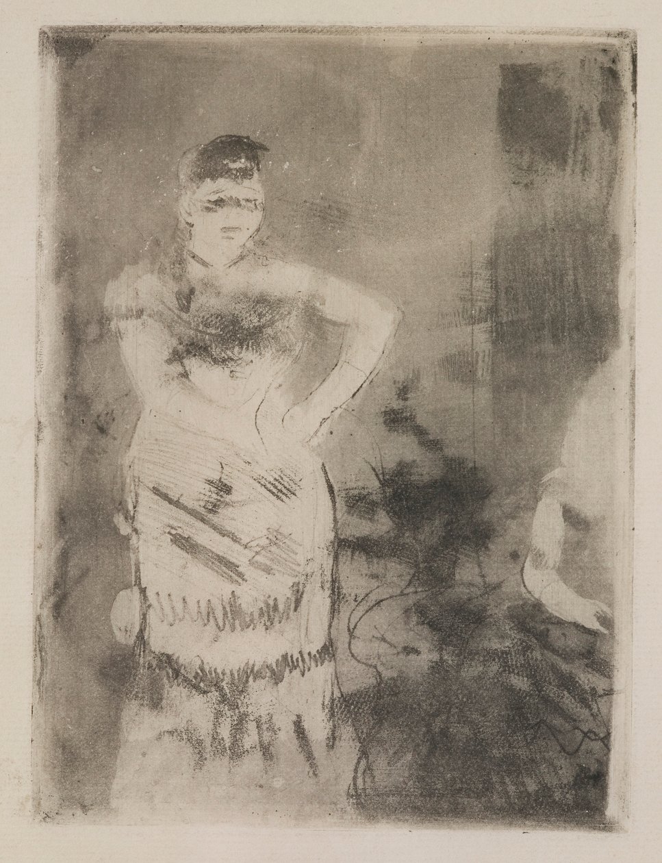 Un cantante da Edgar Degas