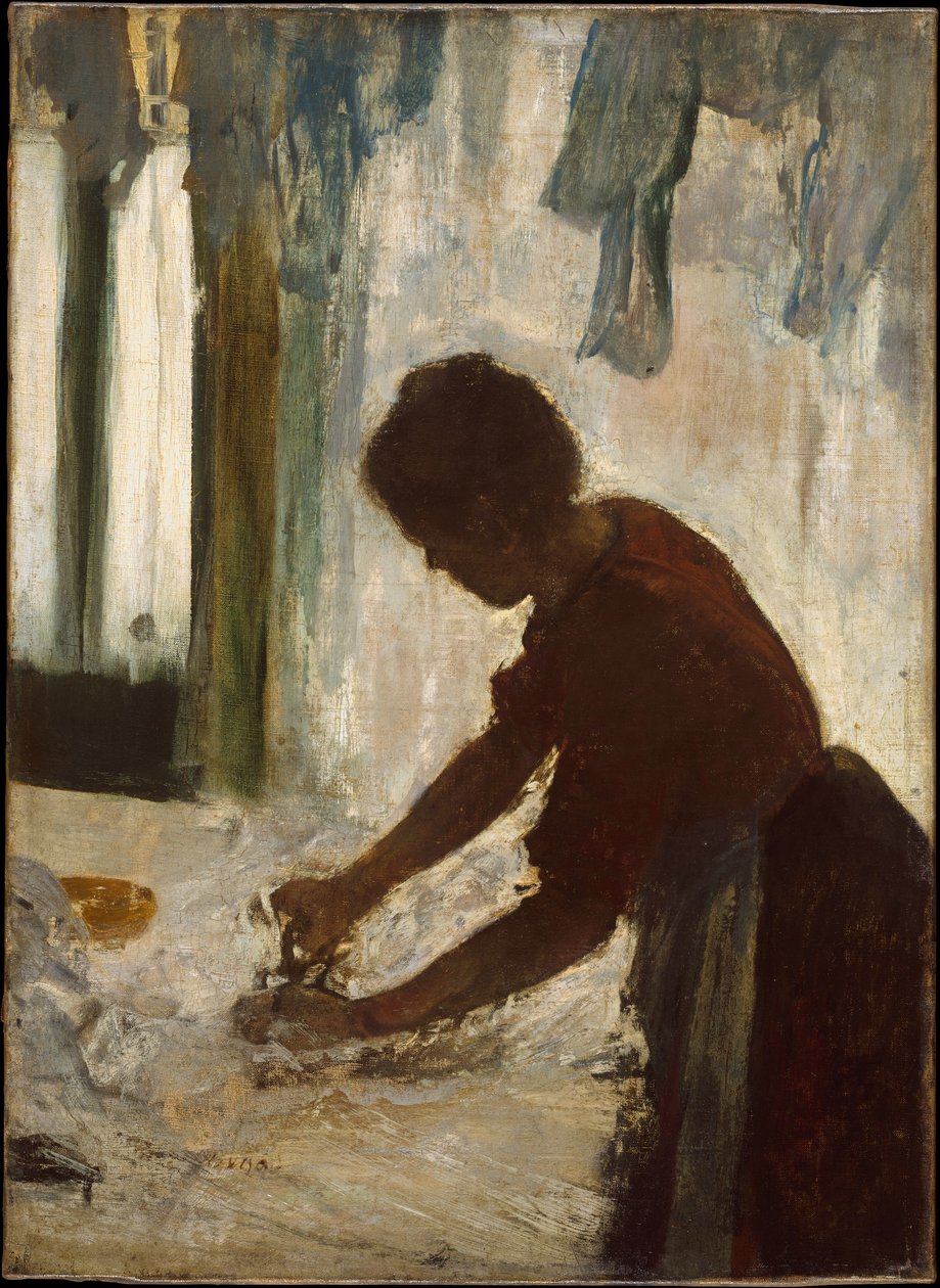 Una donna che stira da Edgar Degas