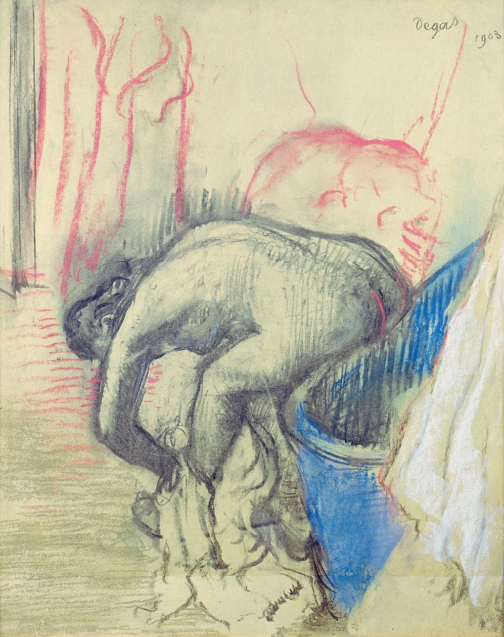 Dopo il bagno da Edgar Degas