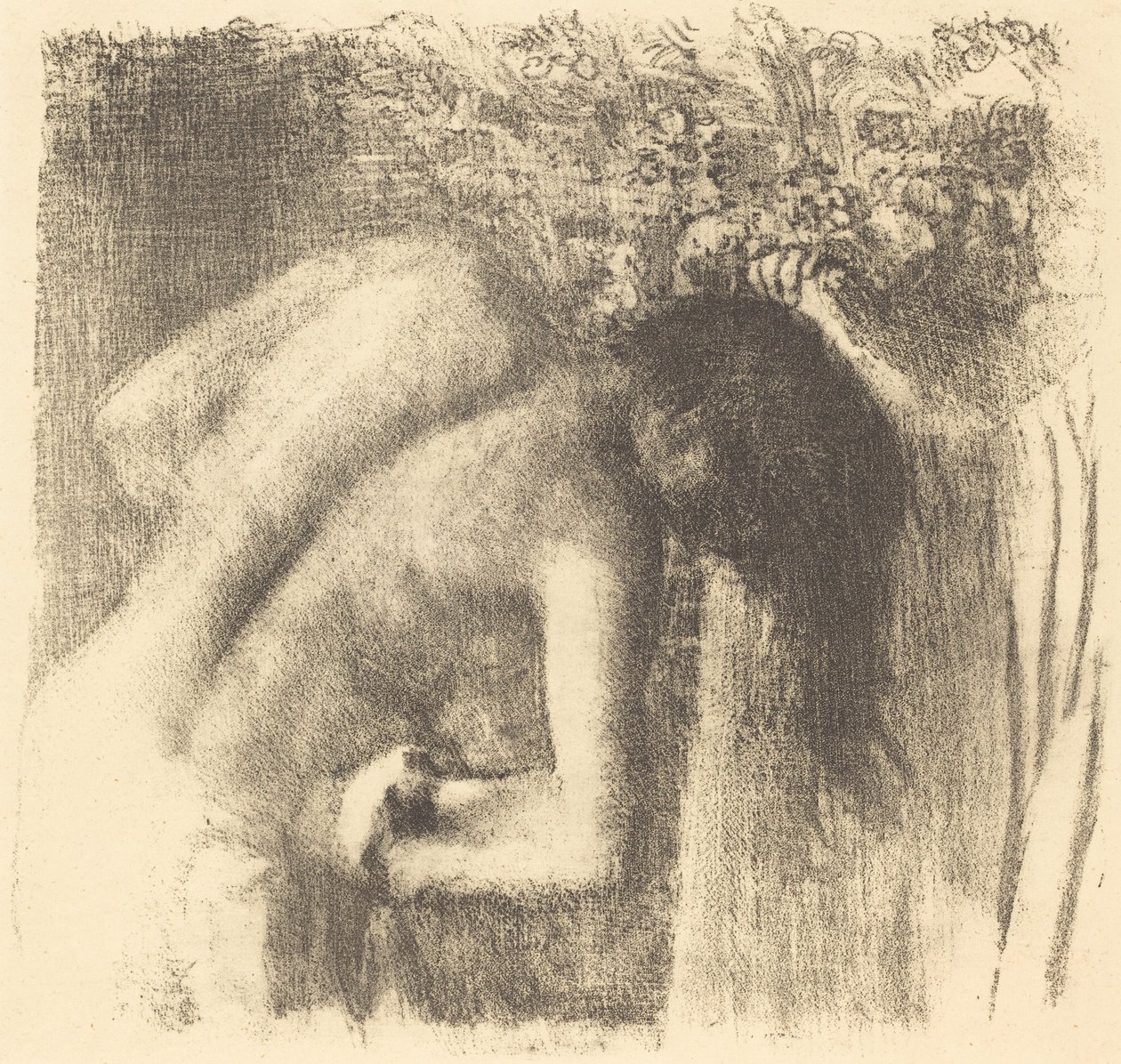Dopo il bagno (dettaglio) da Edgar Degas