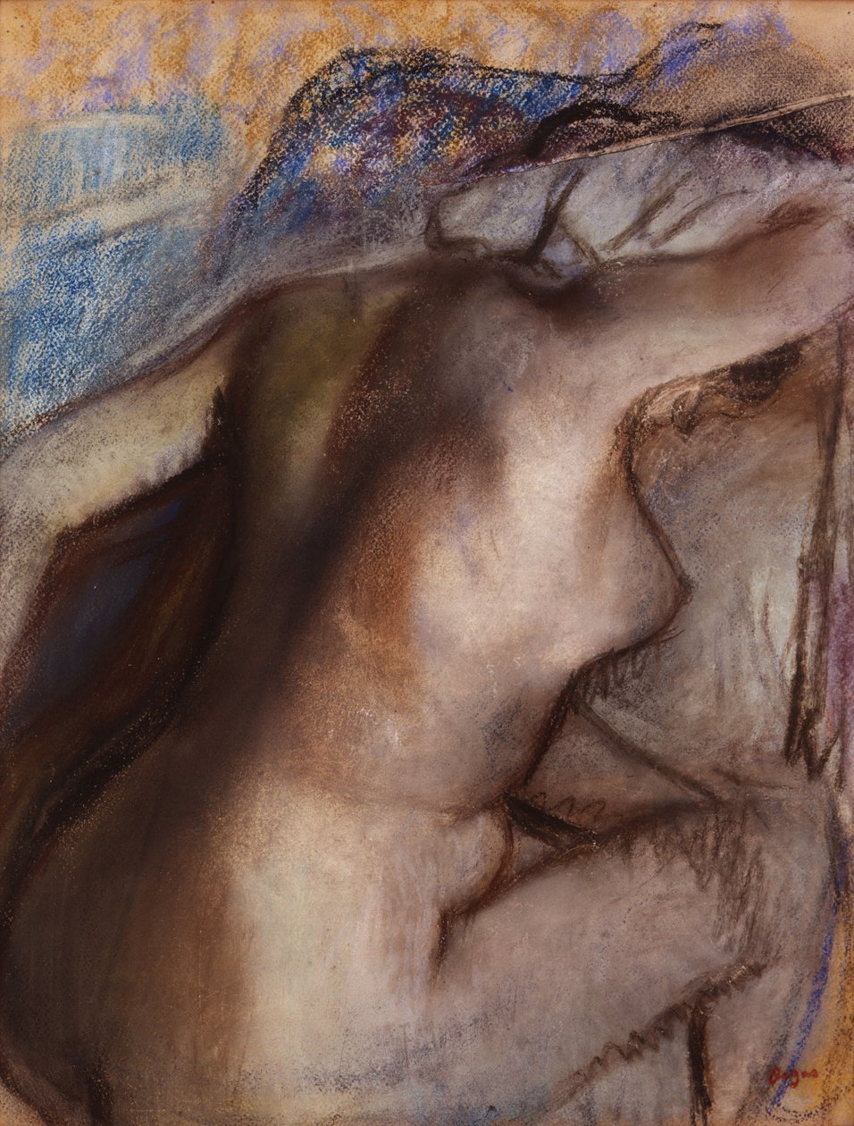 Dopo il bagno, donna che si asciuga da Edgar Degas