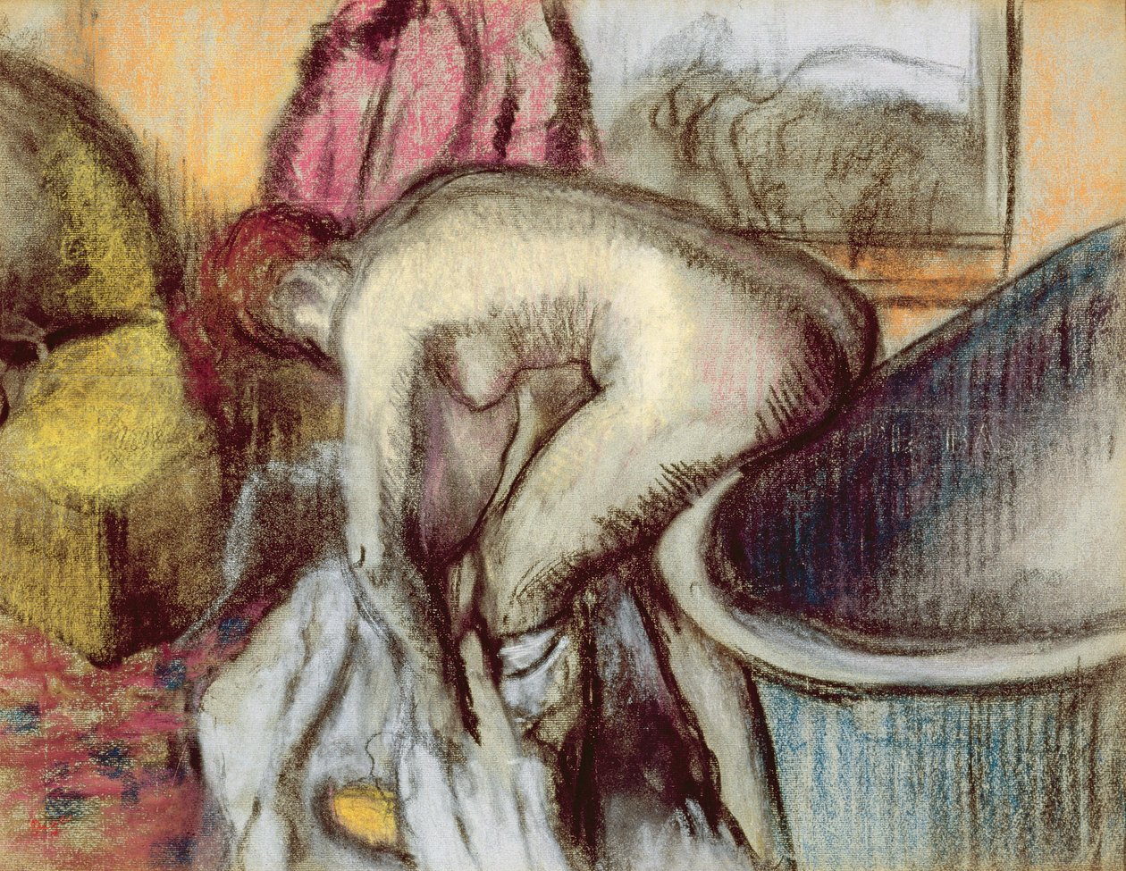 Dopo il bagno, c.1895 da Edgar Degas