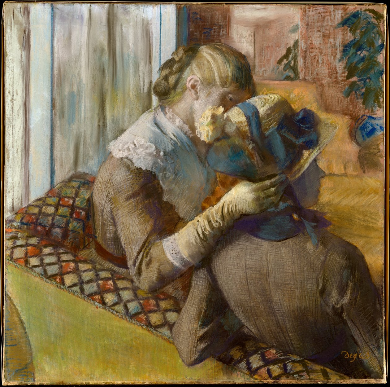 Dalla modista da Edgar Degas
