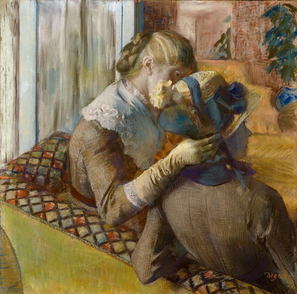 Alla modista da Edgar Degas