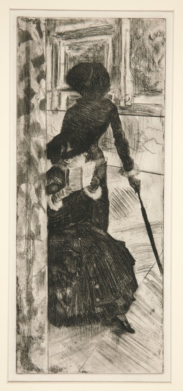 Al Louvre: La Pittura (Mary Cassatt) da Edgar Degas