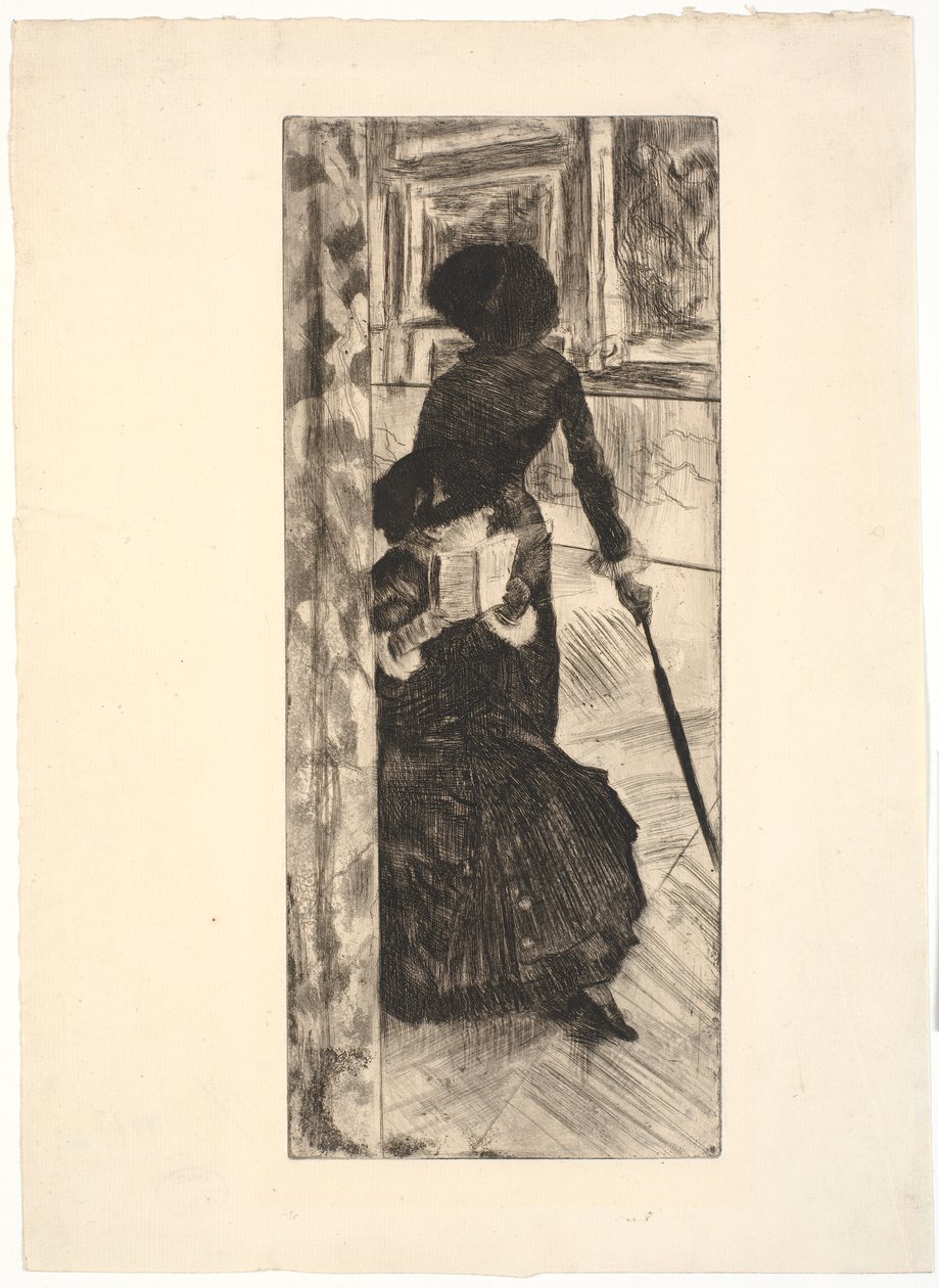 Al Louvre: La pittura (Mary Cassatt) da Edgar Degas