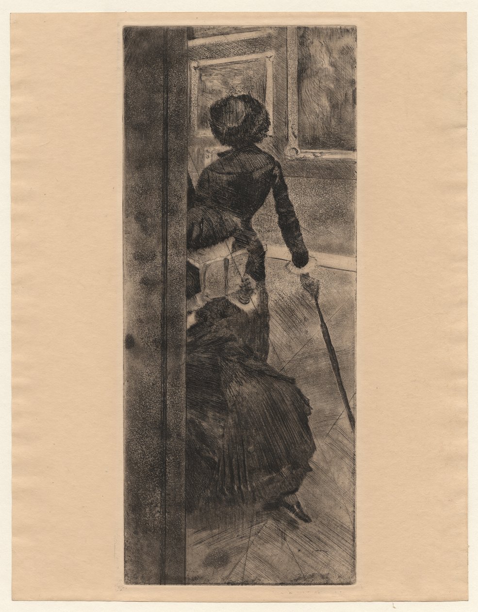 Al Louvre, La pittura, Mary Cassatt da Edgar Degas