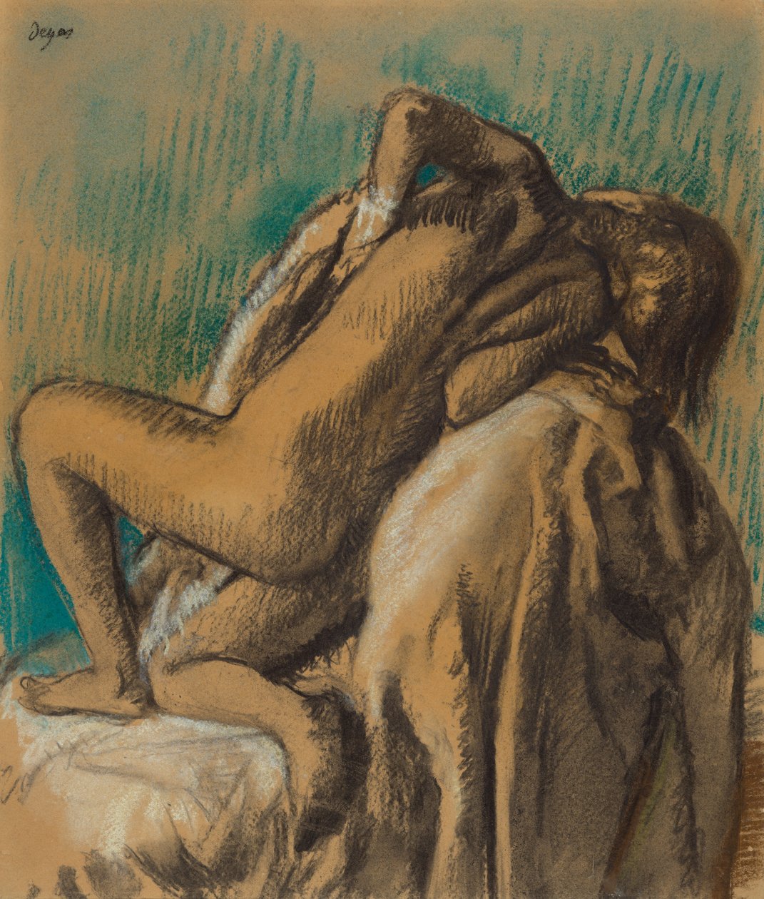 In der Ruhe nach dem Bad da Edgar Degas