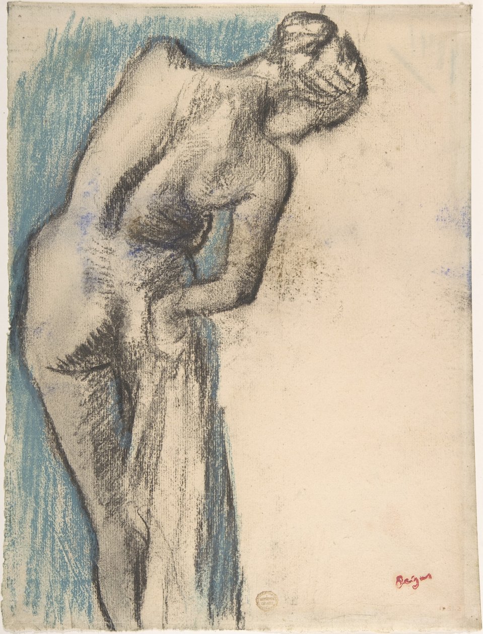Una bagnante che si asciuga da Edgar Degas