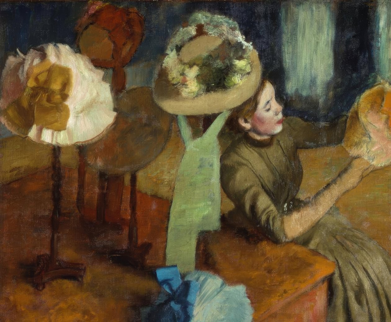 Dalla modista da Edgar Degas