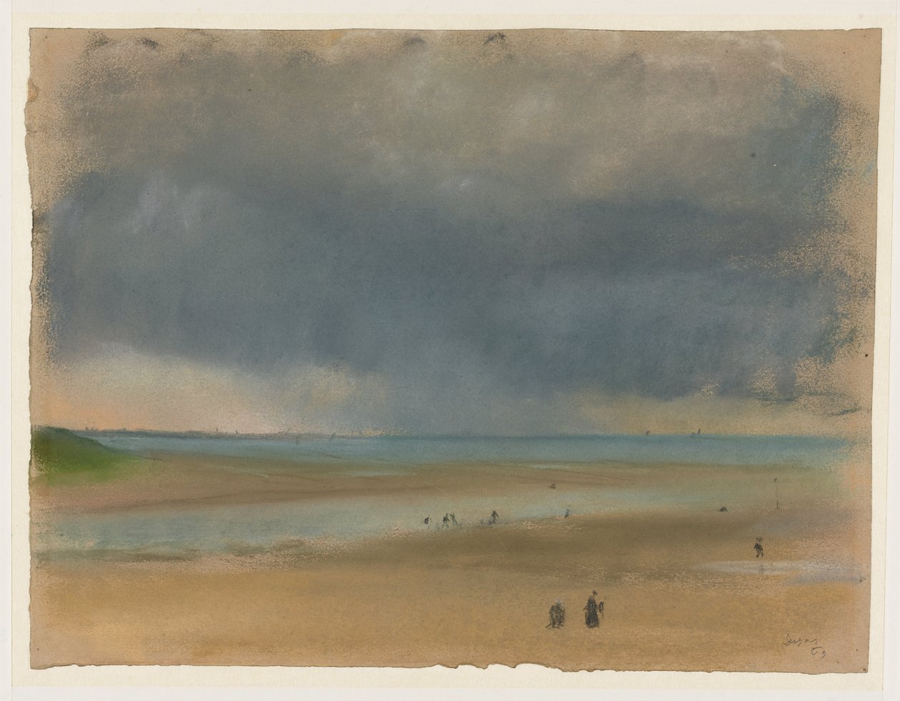In riva al mare da Edgar Degas