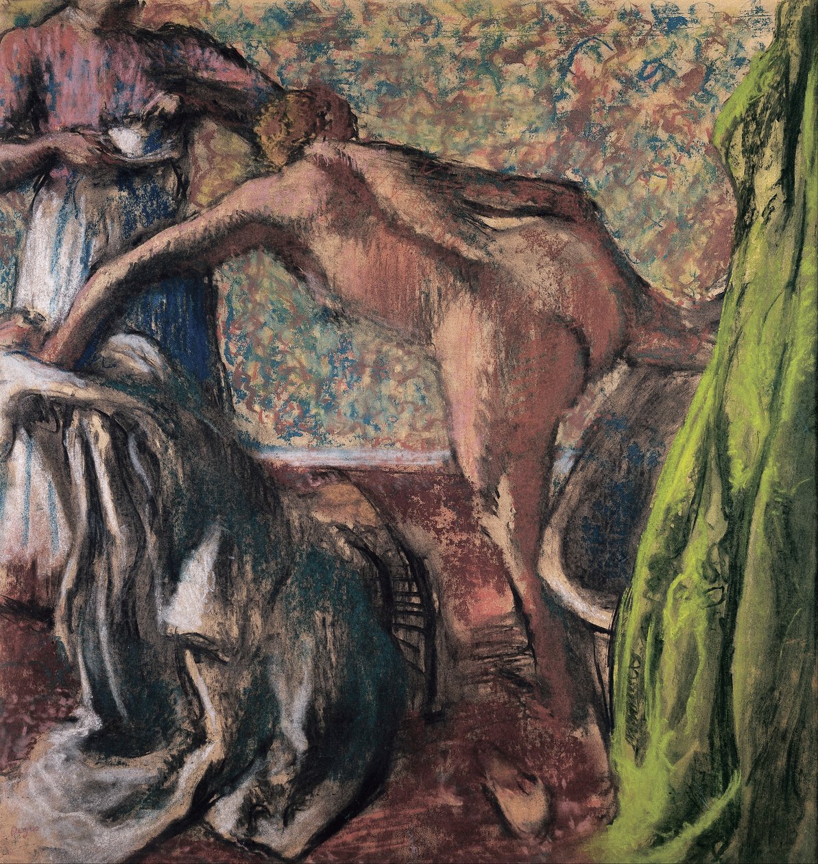 Colazione dopo il bagno (Il bagno) da Edgar Degas