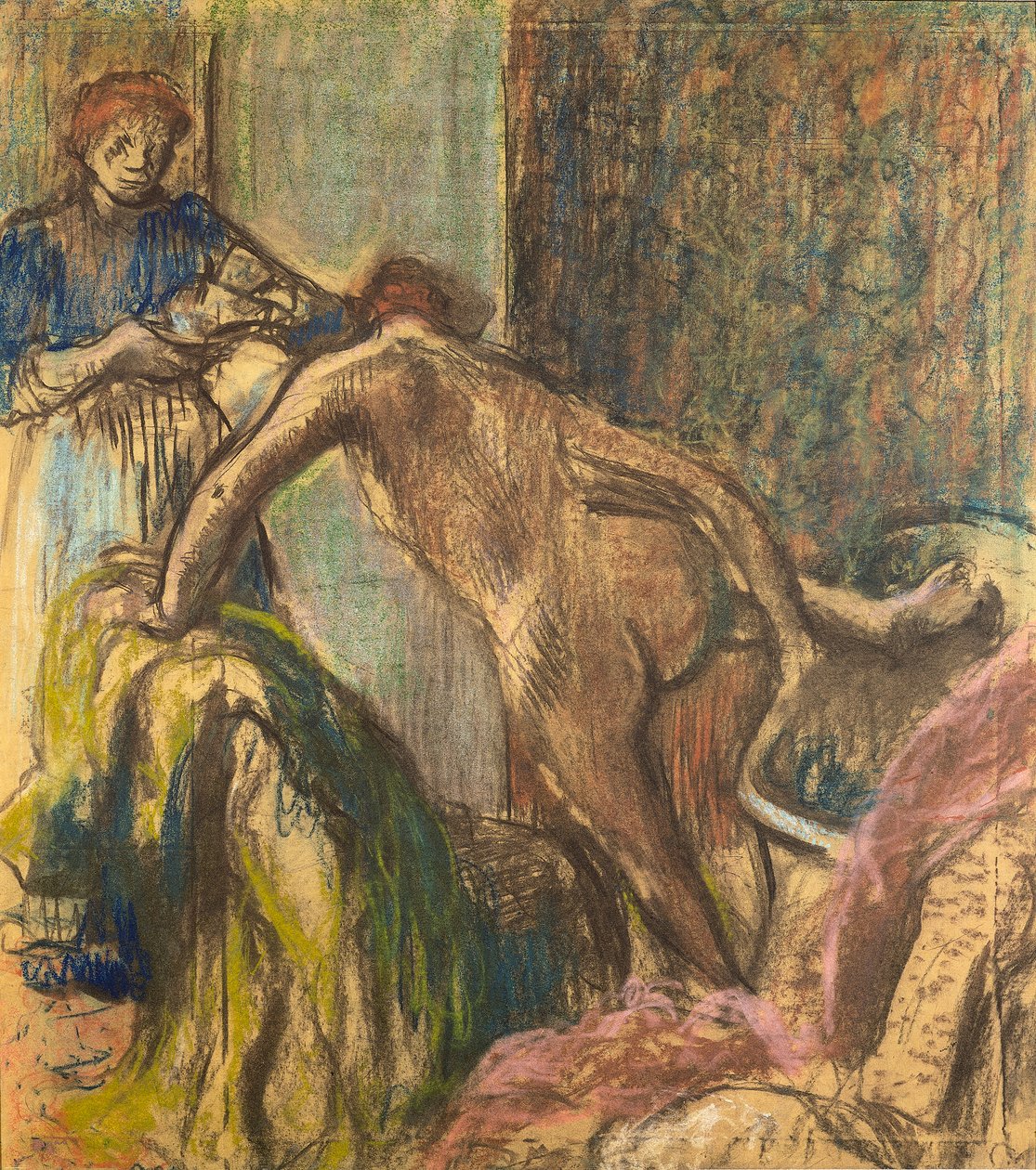 Colazione dopo il bagno da Edgar Degas