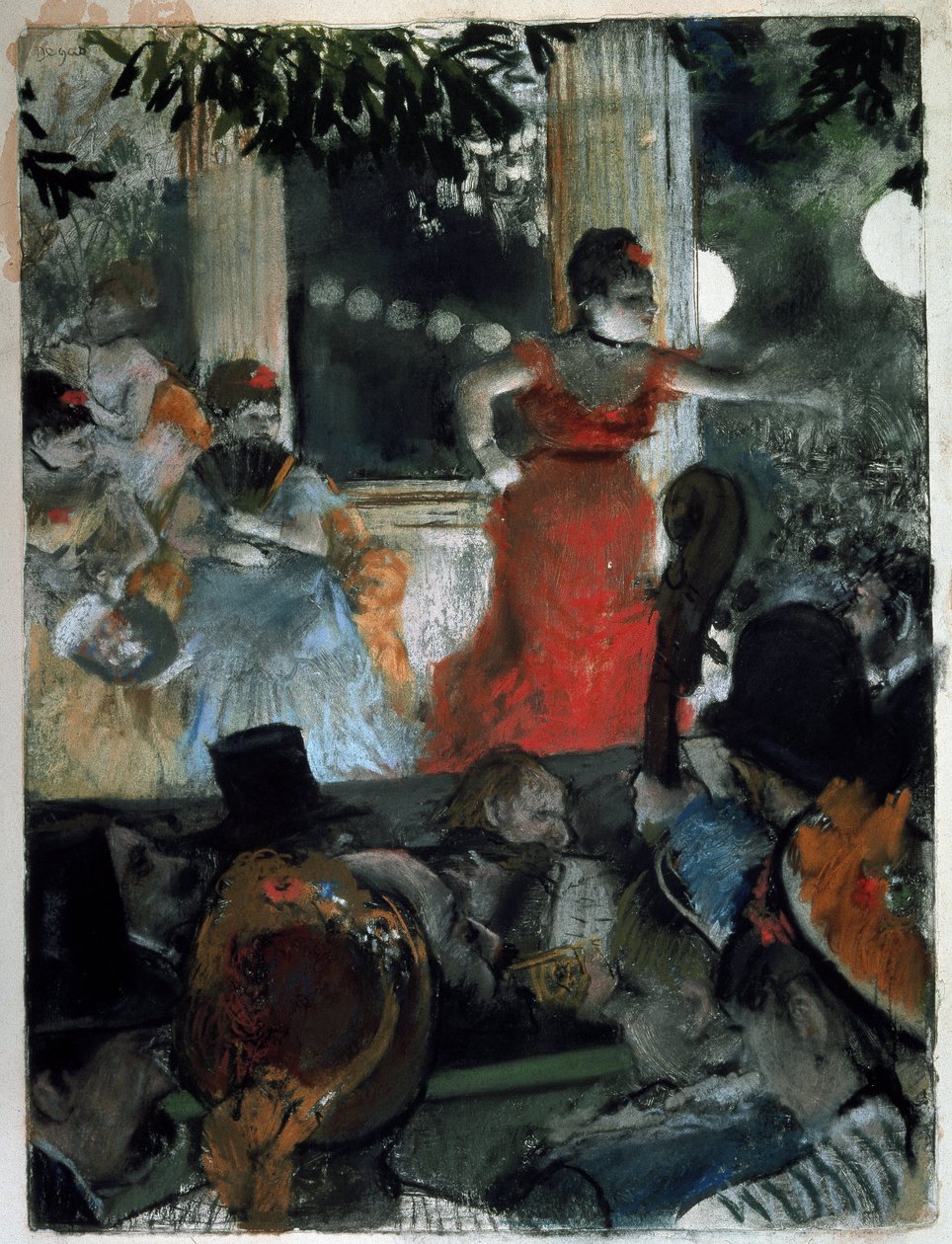 Café Concert agli Ambassadeurs da Edgar Degas