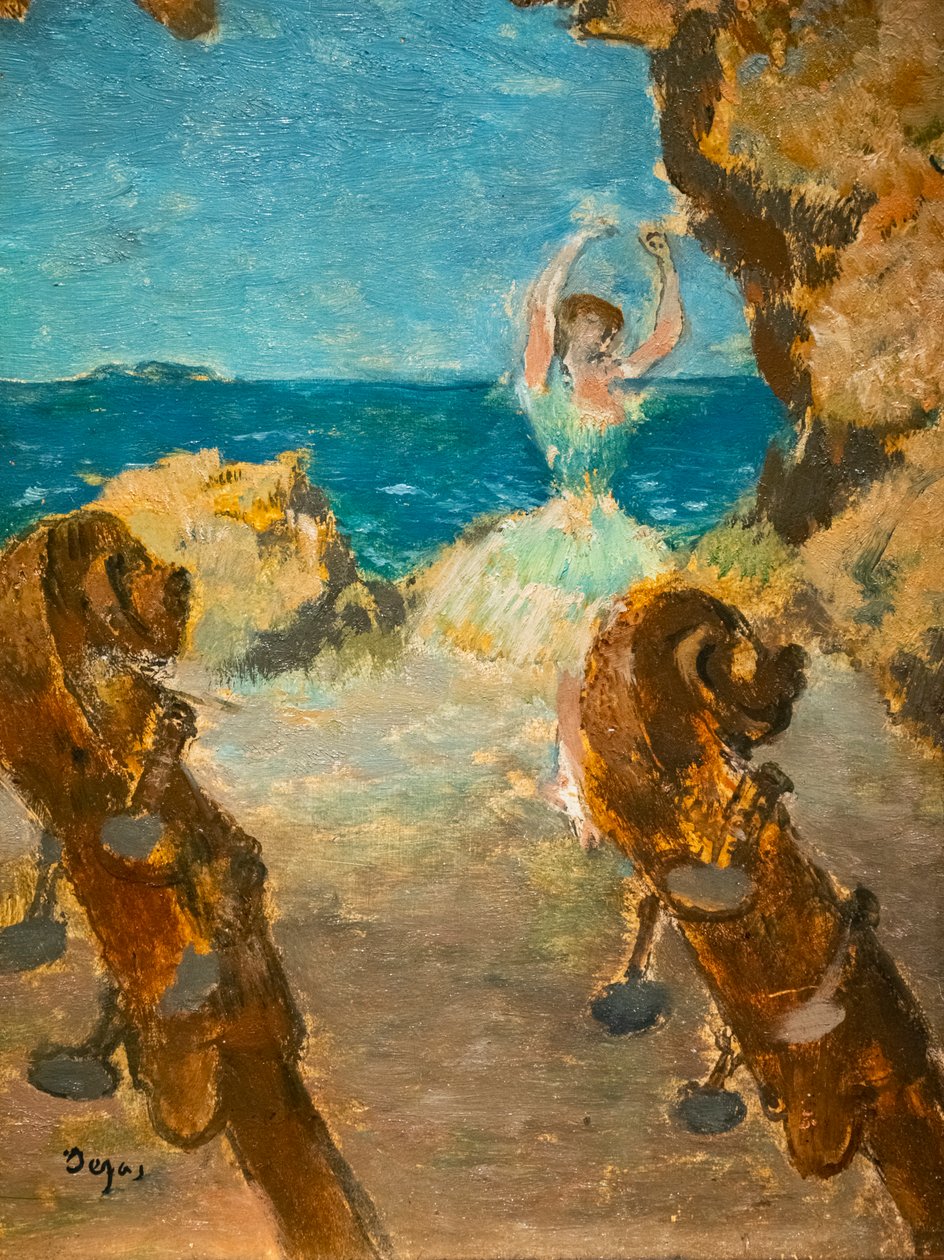 Ballerina. Scena di balletto. 1891 da Edgar Degas