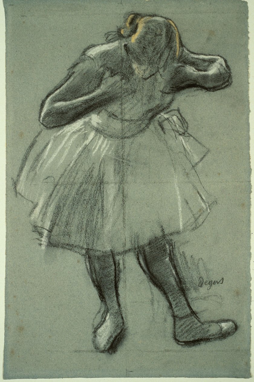 Ballerina che si Piega in Avanti da Edgar Degas