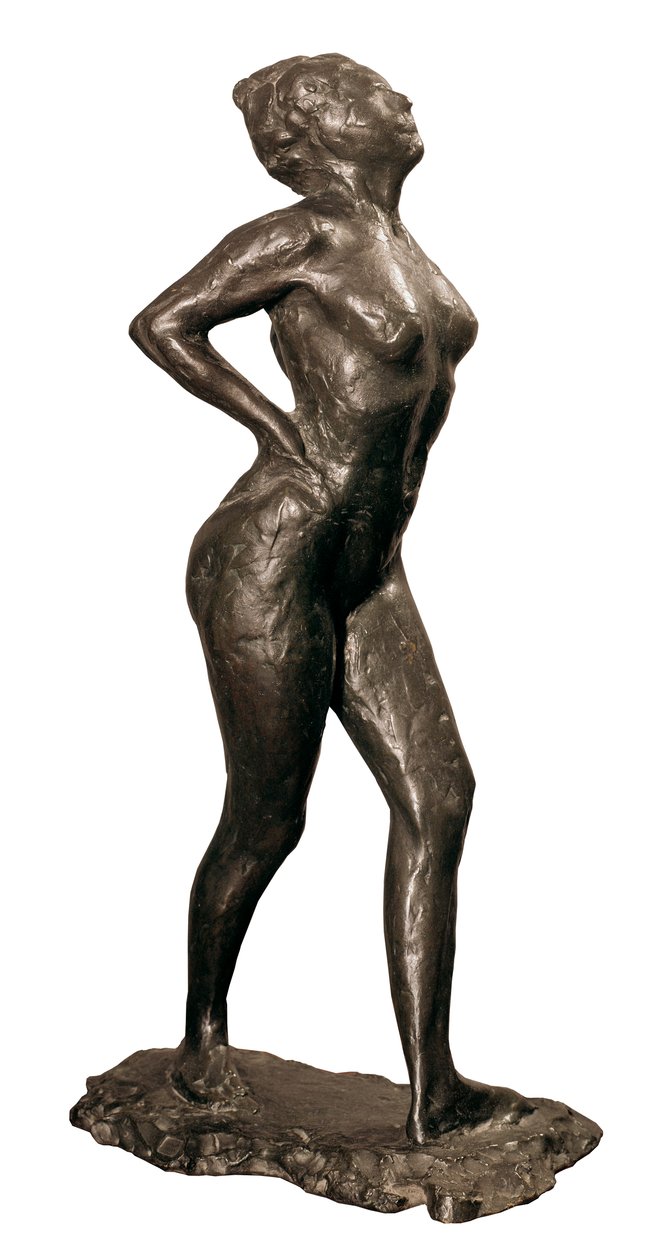 Ballerina a riposo, scultura di Edgar Degas, c.1882-95 da Edgar Degas