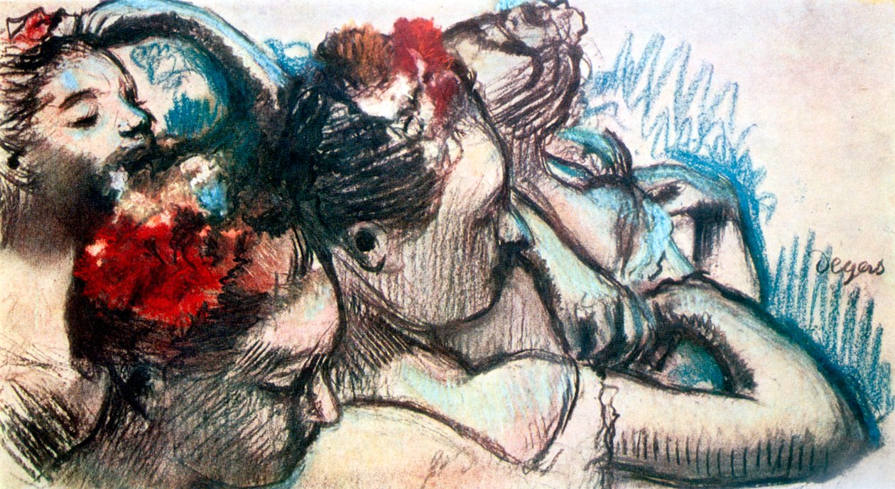 Teste di ballerini, 1899 da Edgar Degas