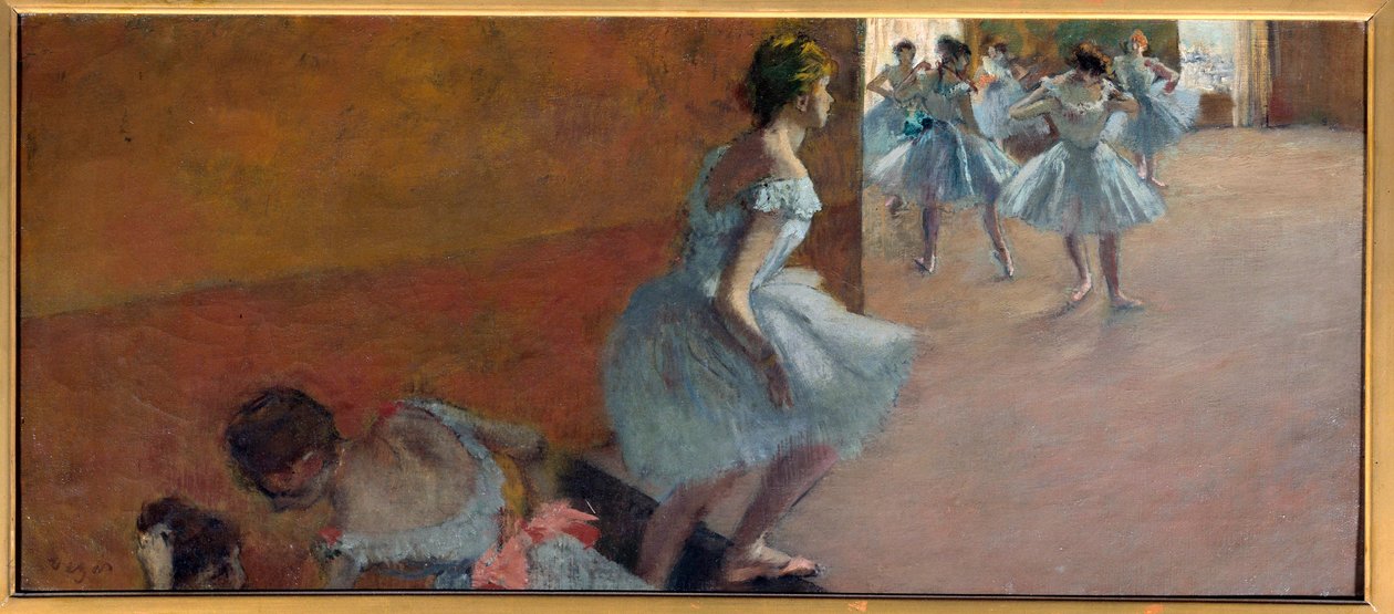 Ballerini che salgono le scale da Edgar Degas
