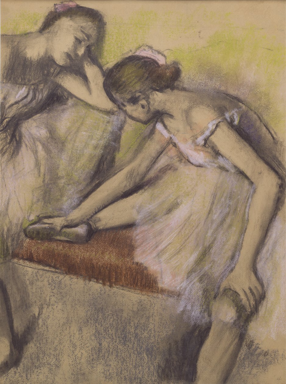 Ballerini a riposo, c.1898 da Edgar Degas