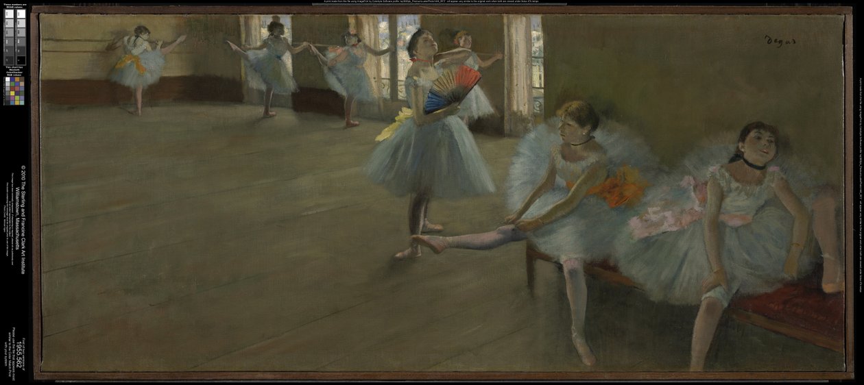 Ballerini in classe da Edgar Degas