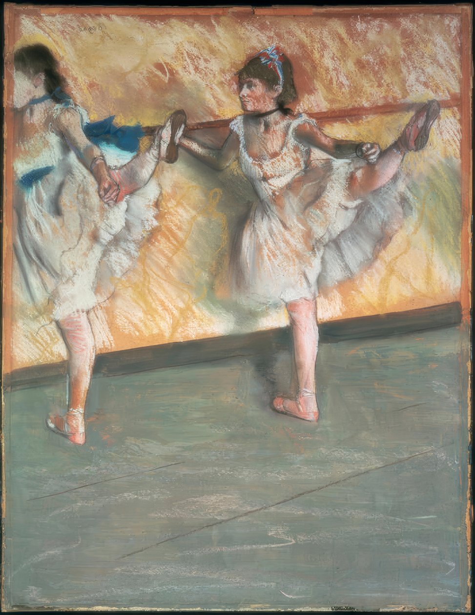 Ballerini alla sbarra da Edgar Degas