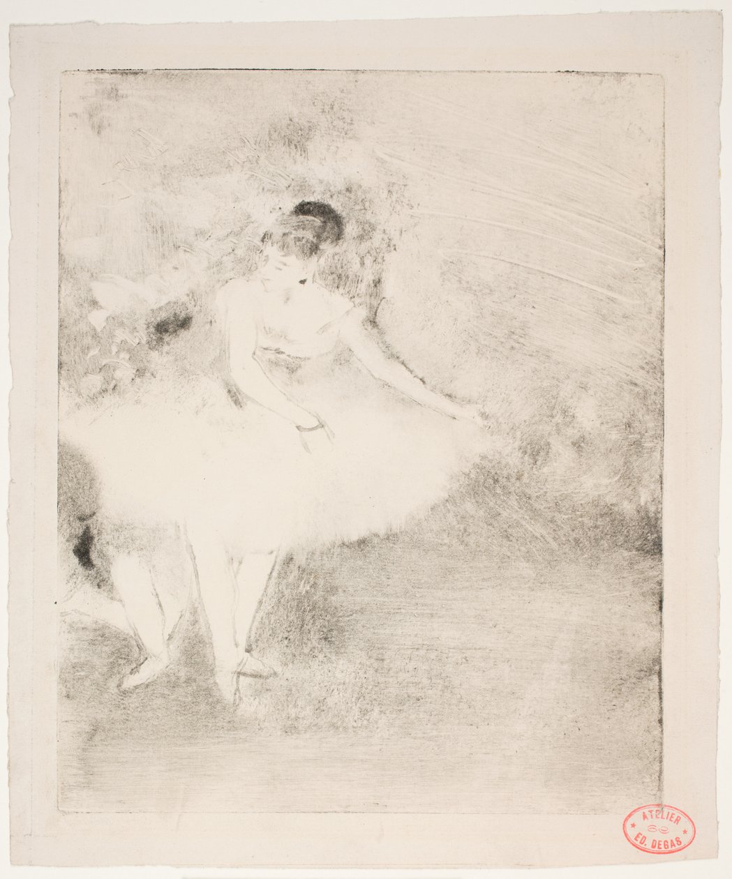 Ballerina sul palco da Edgar Degas