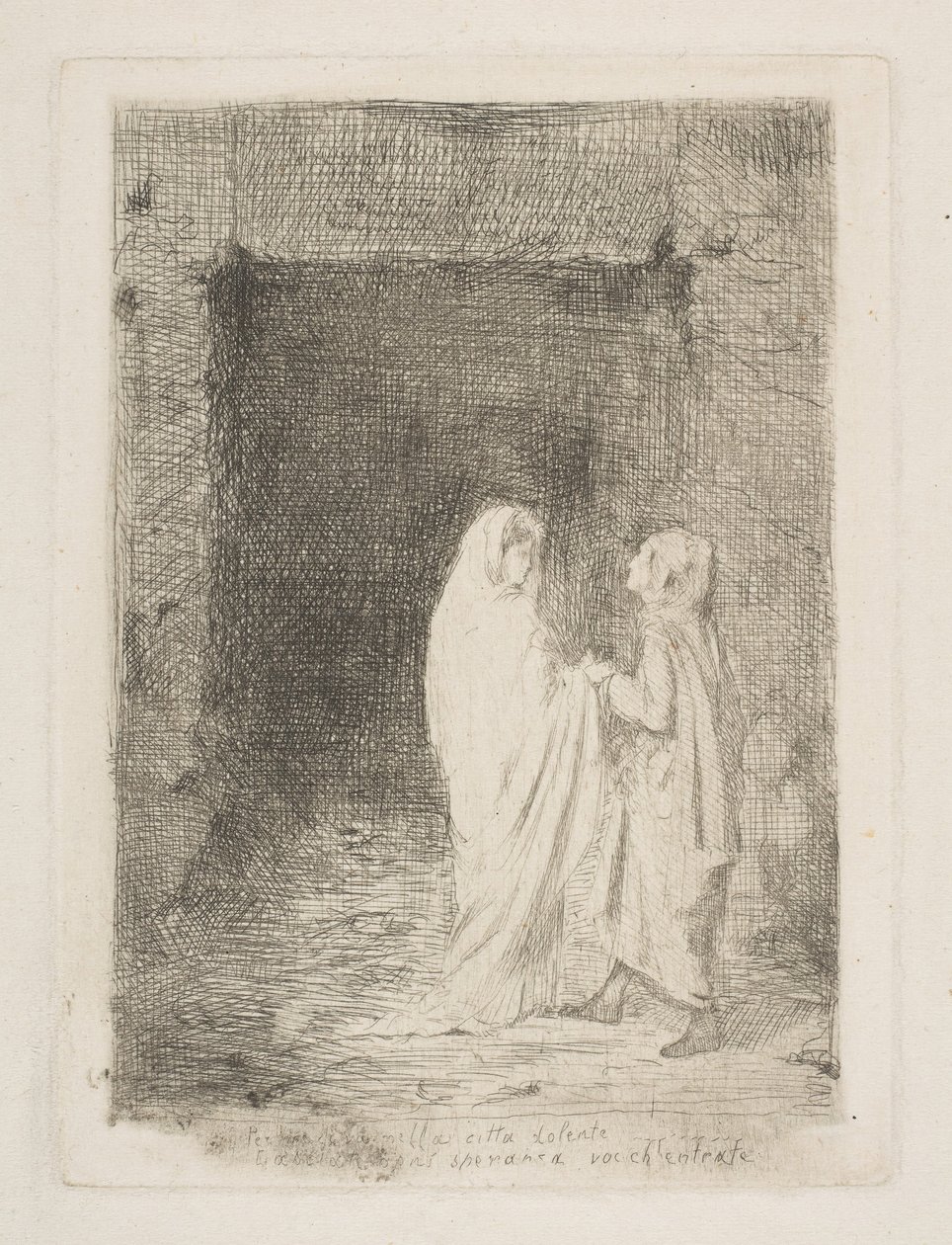 Dante e Virgilio, 1857 da Edgar Degas
