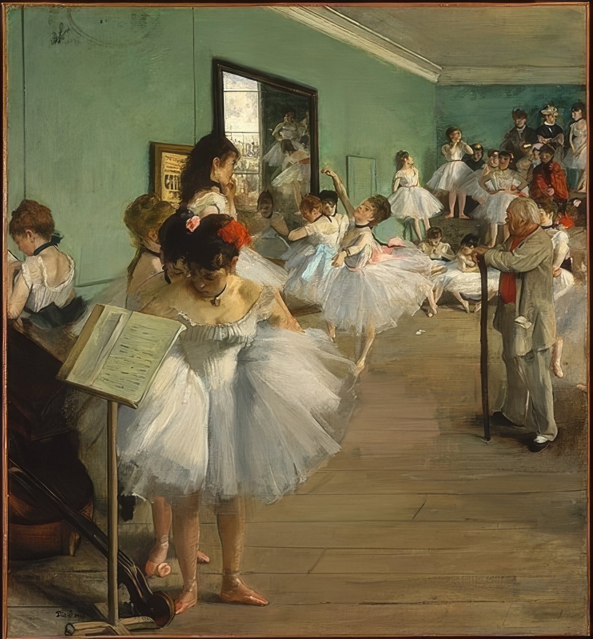 La lezione di danza da Edgar Degas