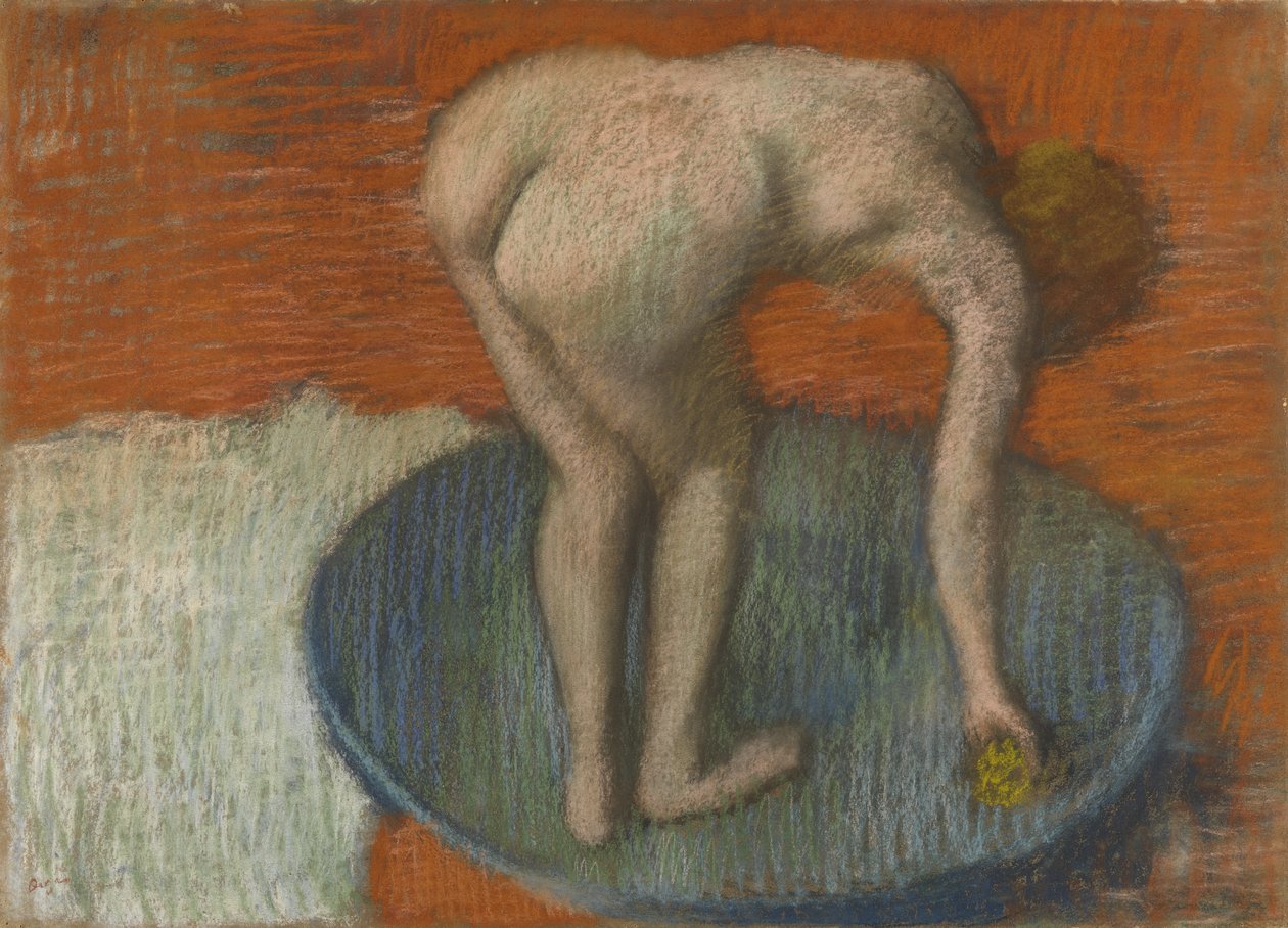 Donna nella vasca da Edgar Degas