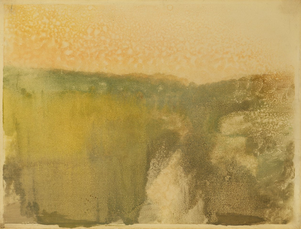 Paesaggio verde da Edgar Degas