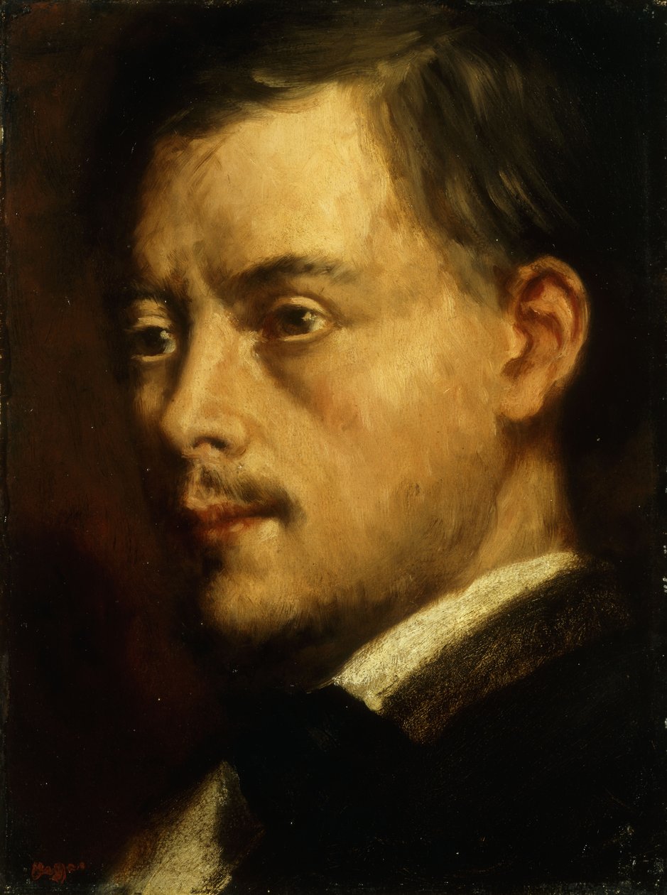 Testa di un uomo, c.1864 da Edgar Degas