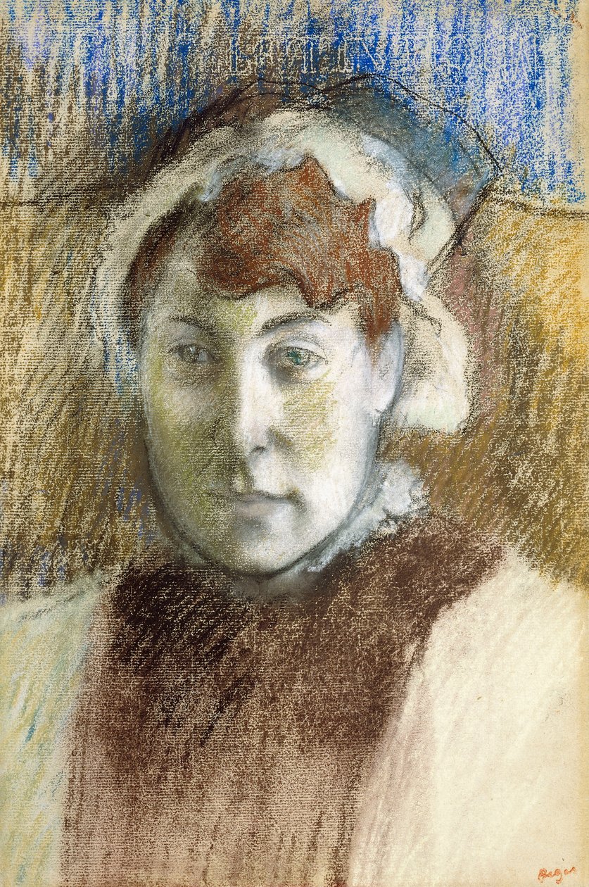 Testa di donna da Edgar Degas