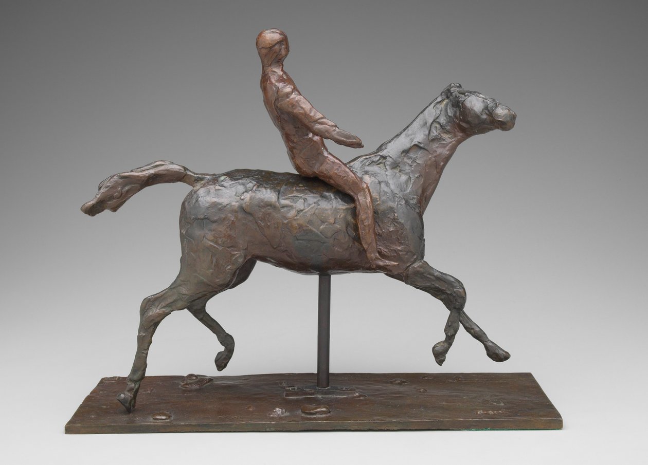 Cavallo e cavaliere, c.1900 da Edgar Degas