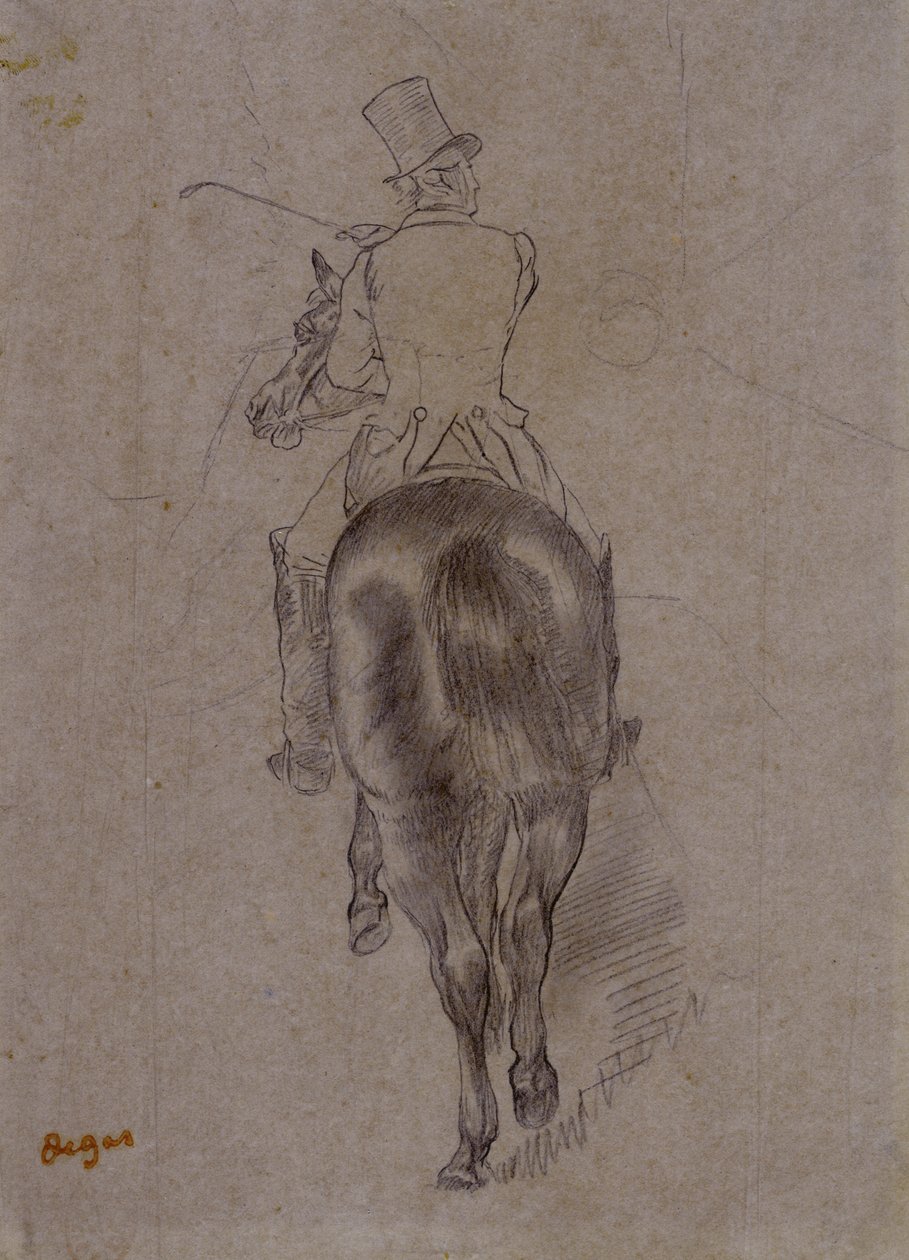 Cacciatore a cavallo da Edgar Degas